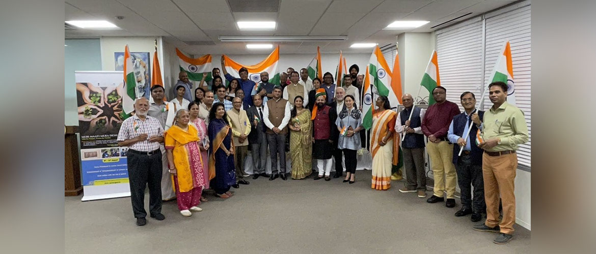  Consulate organised a panel discussion to commemorate the themes of 77th Independence Day celebrations of India viz #Hargharthiranga #MeriMaatiMeraDesh and #PartitionHorrorsRemembranceDay on August 14, 2023. 
Panch Pran pledge was also administered in which local community leaders participated.