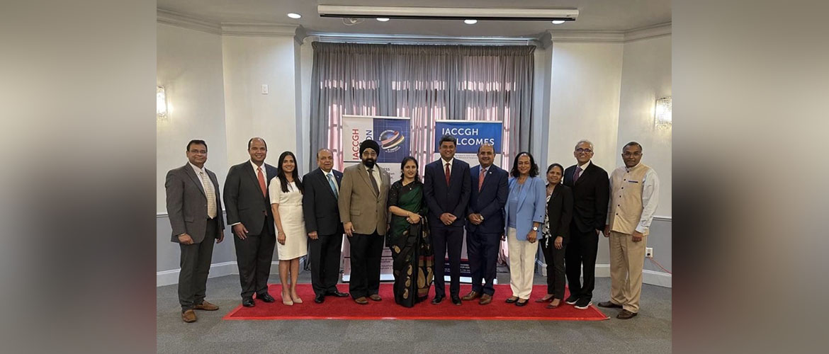  Consul General D C Manjunath interacted  with the vibrant Indian-American community and elected officials at an event  organized by IACCGHouston on August 2,2023