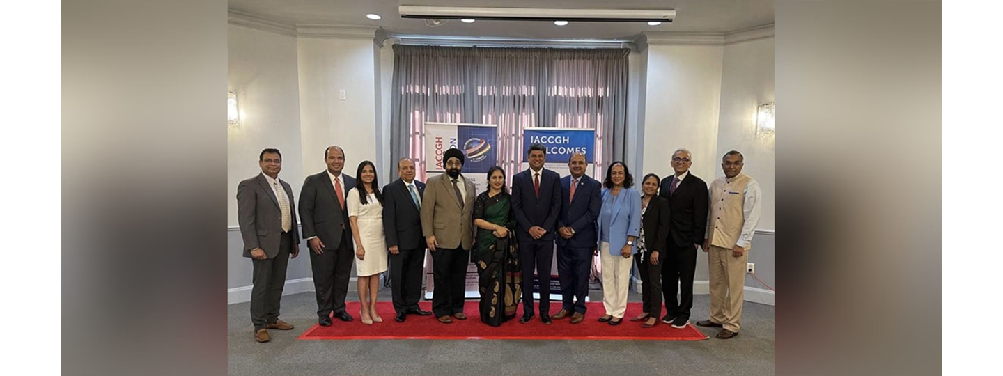  Consul General D C Manjunath interacted  with the vibrant Indian-American community and elected officials at an event  organized by IACCGHouston on August 2,2023