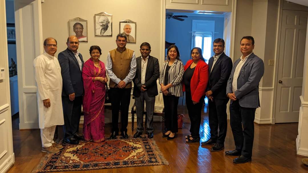 Consul General D C Manjunath interacted with the Board Members of India Culture Center on September 19, 2023