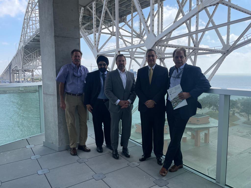 Consul General interacted with CEO Sean Strawbridge and officials of Port Corpus Christi on July 20,2022