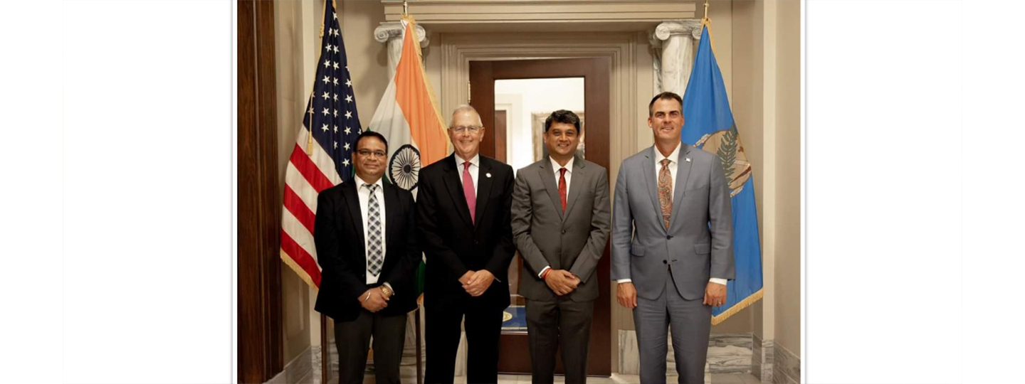  Consul General met  the Governor of Oklahoma Governor Kevin Stitt and Secretary of State Brian Bingman on September  11,2023