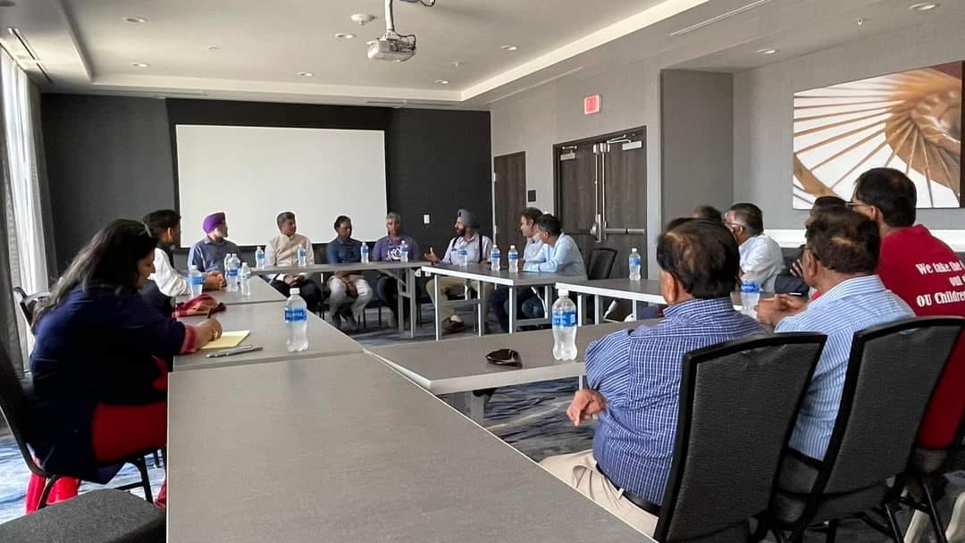 Consul General interacted with the Indian students from the University of Oklahoma and Oklahoma State University as well as with the Indian American community leaders from Oklahoma City on September 10,2023
