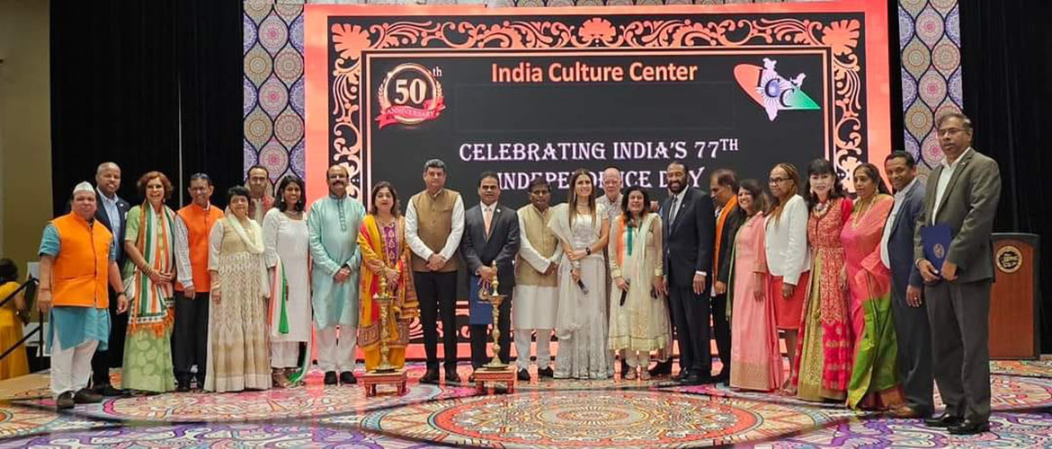  Consul General  joined 77th Independence Day of India celebrations organised by India Culture Center on August 20,2023