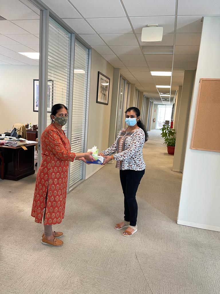 As a part of the 7th edition of Swachhata Pakhwada masks and sanitizers we're distributed as precautionary measures in the context of Covid pandemic by the post