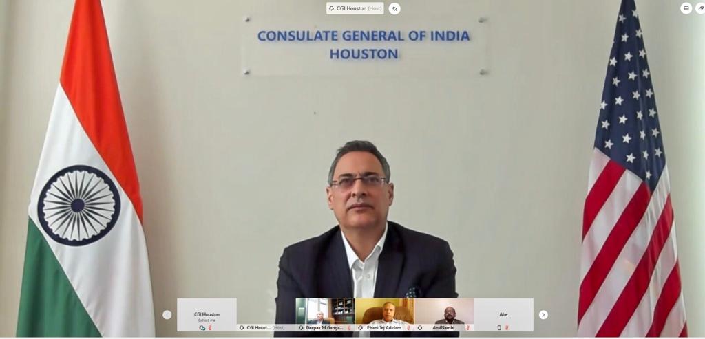 Consul General's interaction with members of Indo-American community organizations, on 30th September 2020