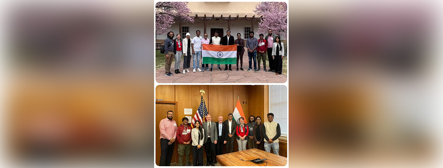  Consul General interacted with the Indian Students at The University of New Mexico - UNM in Albuquerque. Also met the Provost Dr. James Holloway on March 13,2024