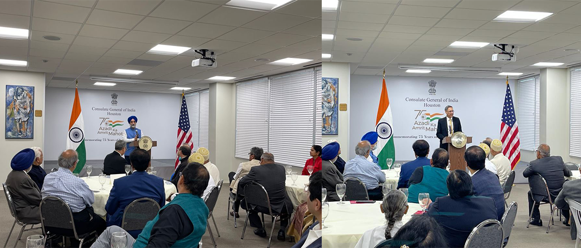  Ambassador Taranjit Singh Sandhu Interacted with representatives of various community, social, cultural and other Organizations in Houston on 30 October 2021